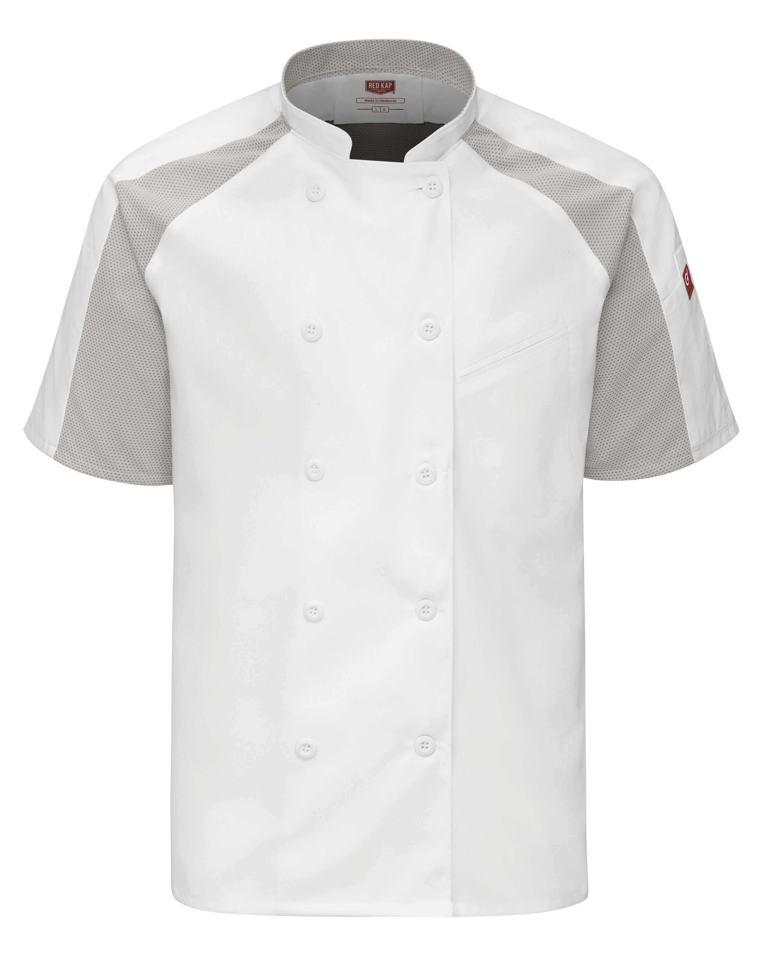 Red Kap® Men's Airflow Raglan Chef Coat with OilBlok / 052MWH