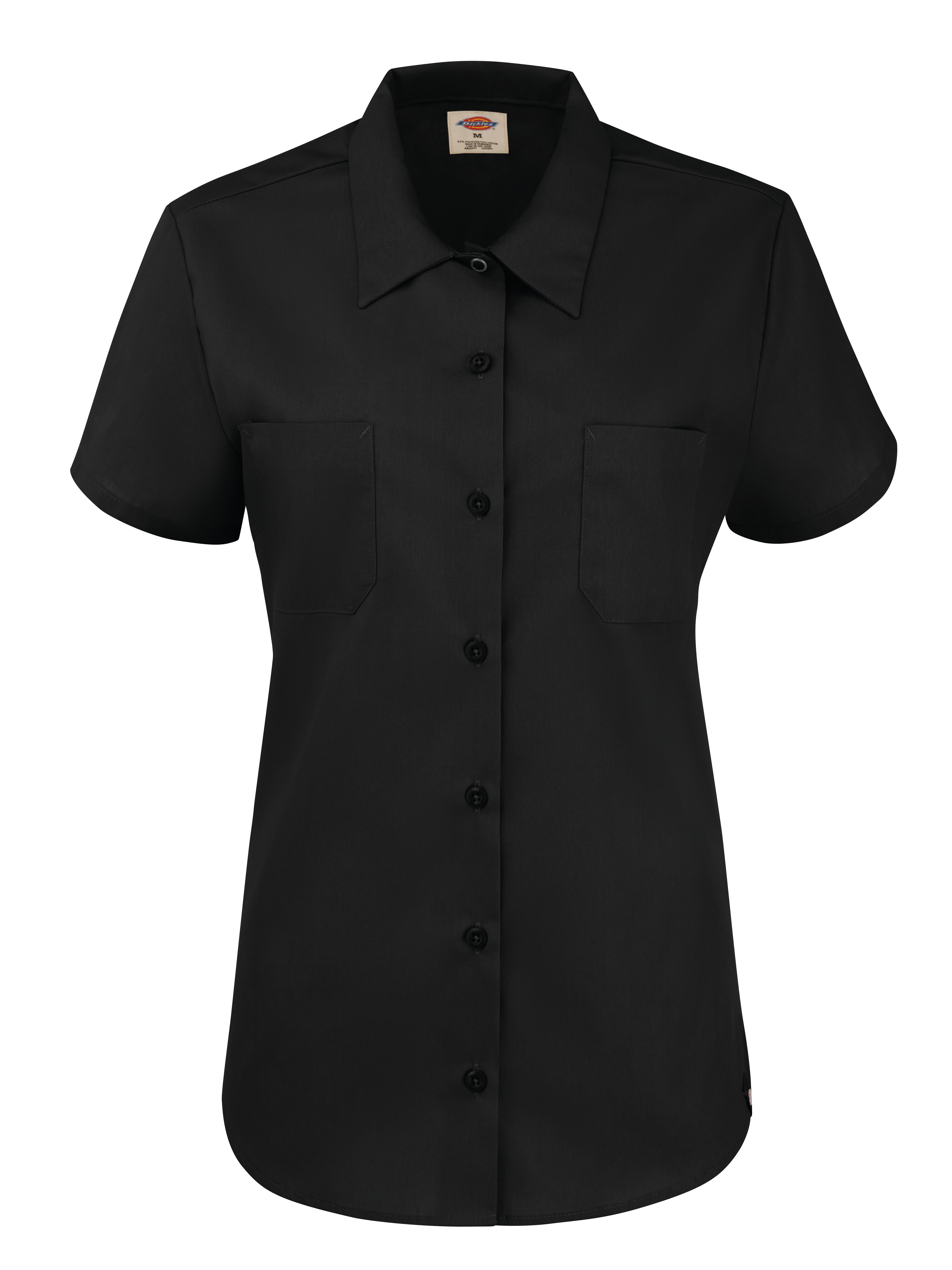 Dickies® Women's Short-Sleeve Industrial Work Shirt / 5350BK