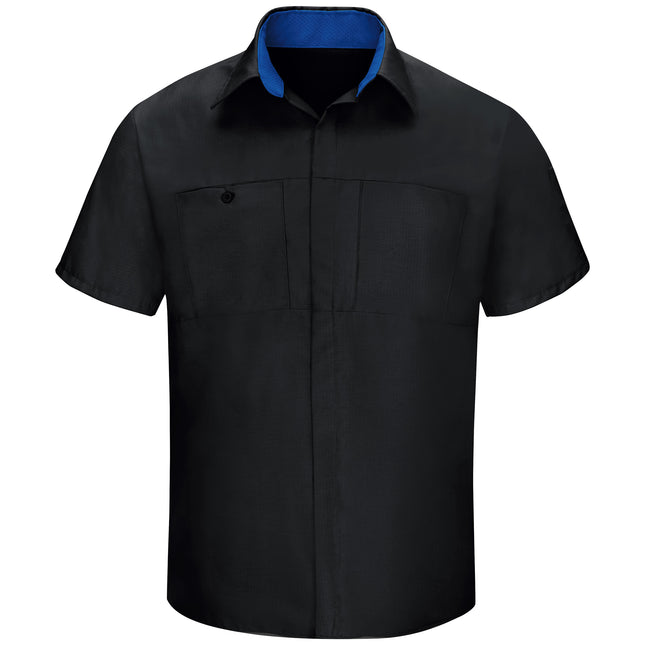 Red Kap® Men's Short Sleeve Performance Plus Shop Shirt With Oilblok Technology / SY42BR