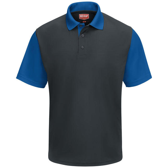 Red Kap® Men's Short Sleeve Performance Knit® Color-Block Polo / SK56CY