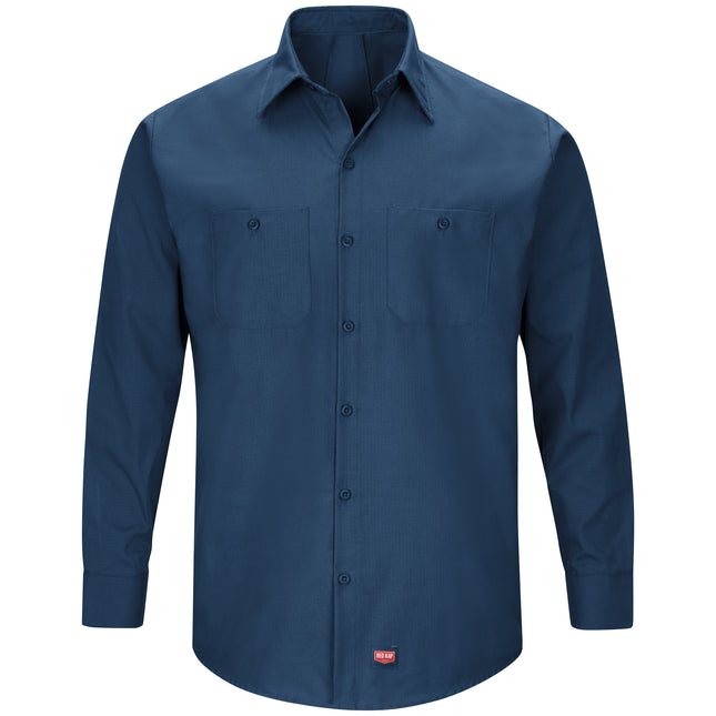 Red Kap® Men's Long Sleeve Work Shirt with MIMIX® / SX10NV