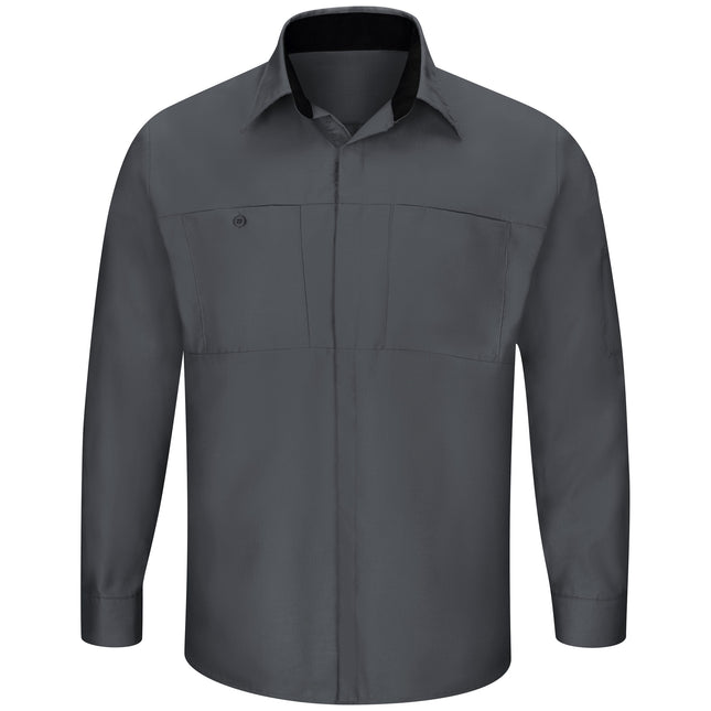 Red Kap® Men's Long Sleeve Performance Plus Shop Shirt with OilBlok Technology / SY32CB