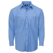 Dickies® Men's Industrial WorkTech Ventilated Long-Sleeve Work Shirt With Cooling Mesh / LL51LW