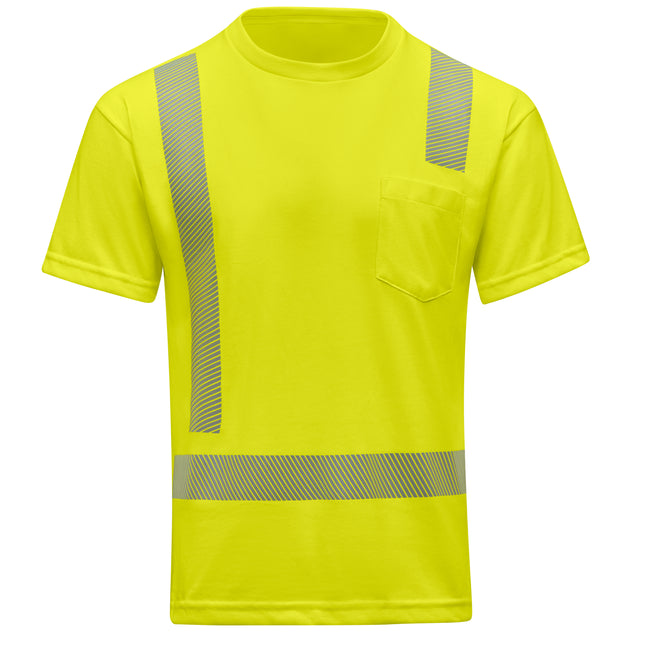 Red Kap® Hi-Visibility Short Sleeve Performance Core Tee, Type R, Class 2 / SK25HV