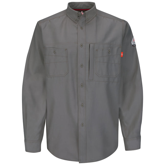 Bulwark® iQ Series® Endurance Collection Men's FR Uniform Shirt / QS42GY