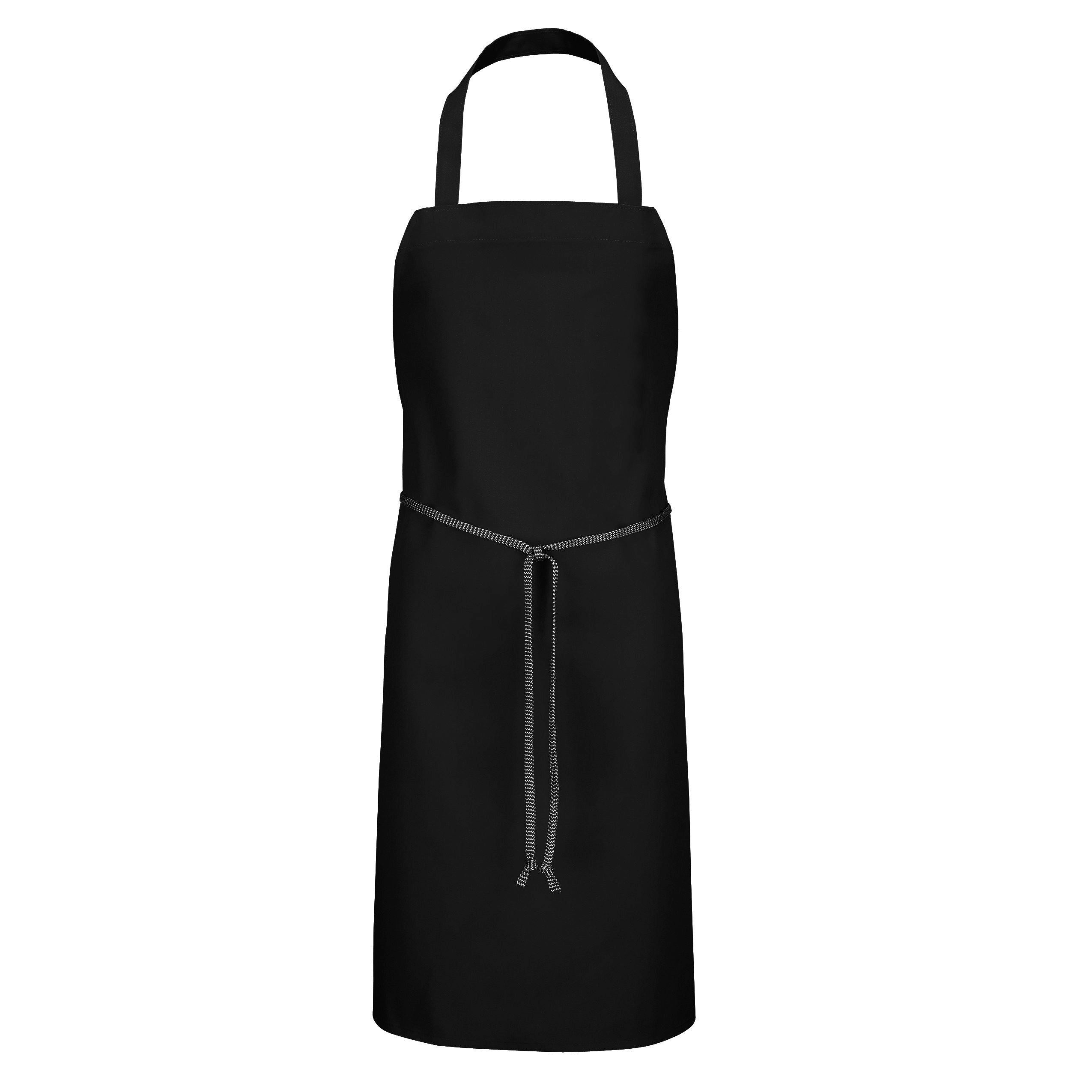 Red Kap® Poly-Cotton Standard Bib Apron / 1430BK