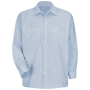 Red Kap® Men's Long Sleeve Industrial Stripe Work Shirt / SL10WB