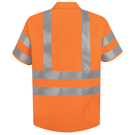 Red Kap® Hi-Visibility Short Sleeve Work Shirt - Type R, Class 3 / SS24OF