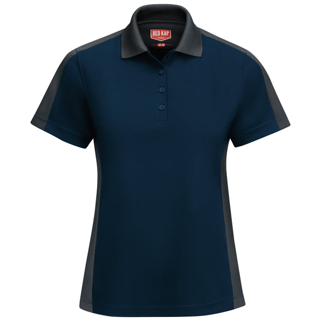 Red Kap® Women's Short Sleeve Performance Knit® Two-Tone Polo / SK53NC