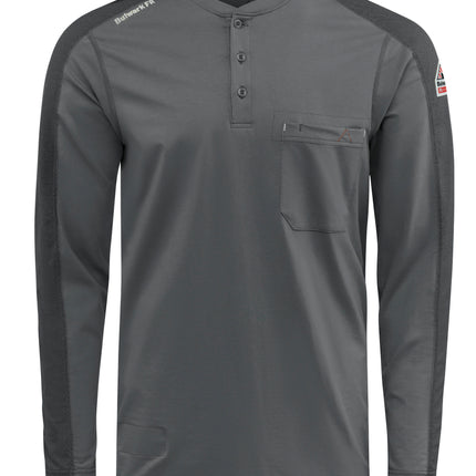 Bulwark® Men's Flex Knit Henley / STL2CH