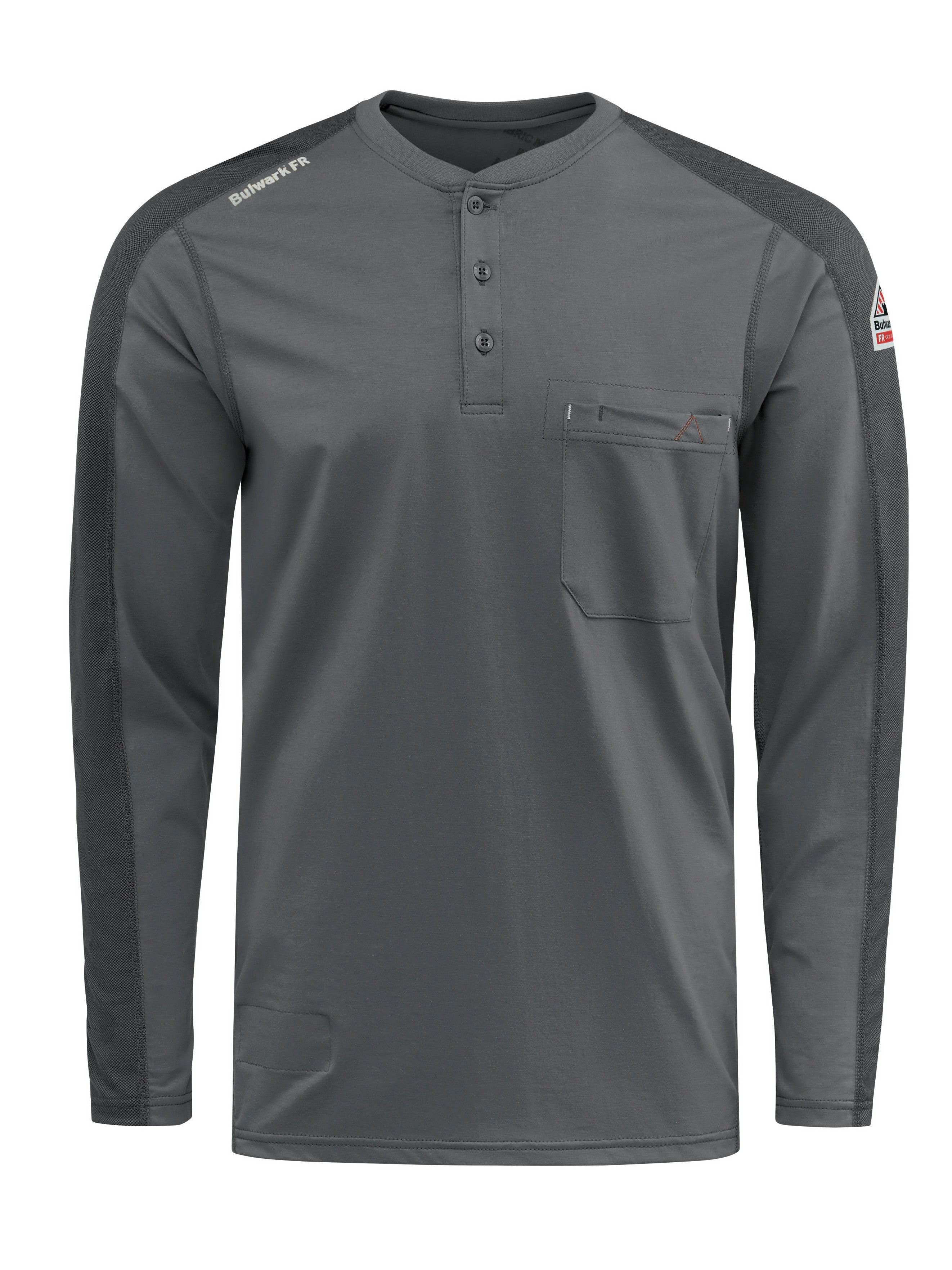 Bulwark® Men's Flex Knit Henley / STL2CH