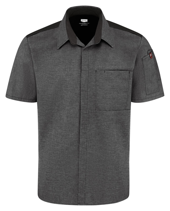 Red Kap® Men's Airflow Cook Shirt with OilBlok / 502MCB
