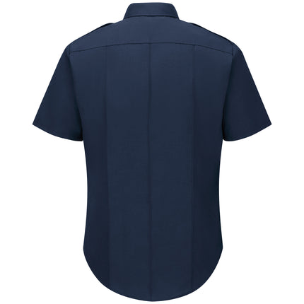 Workrite® Fire Service Men's Classic Short Sleeve Fire Officer Shirt / FSE2NV