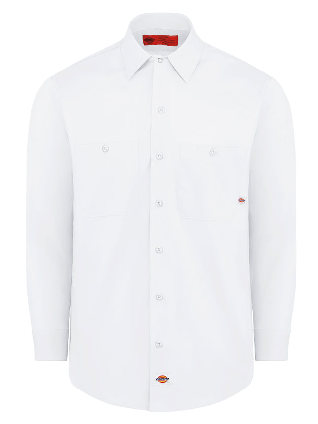Dickies® Men's Industrial Long-Sleeve Work Shirt / L535WH