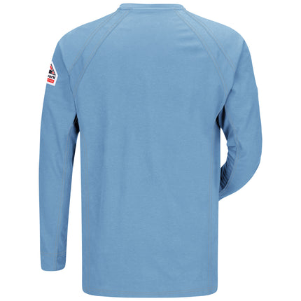 Bulwark® iQ Series® Comfort Knit Men's FR Henley / QT20BL