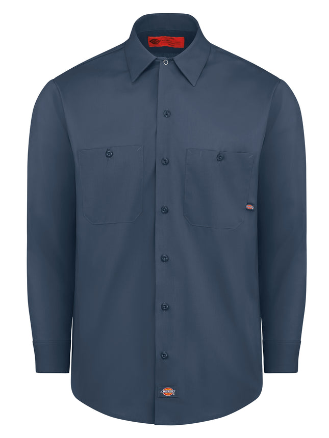 Dickies® Men's Industrial Long-Sleeve Work Shirt / L535NV