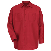Red Kap® Men's Long Sleeve Industrial Work Shirt / SP14RD