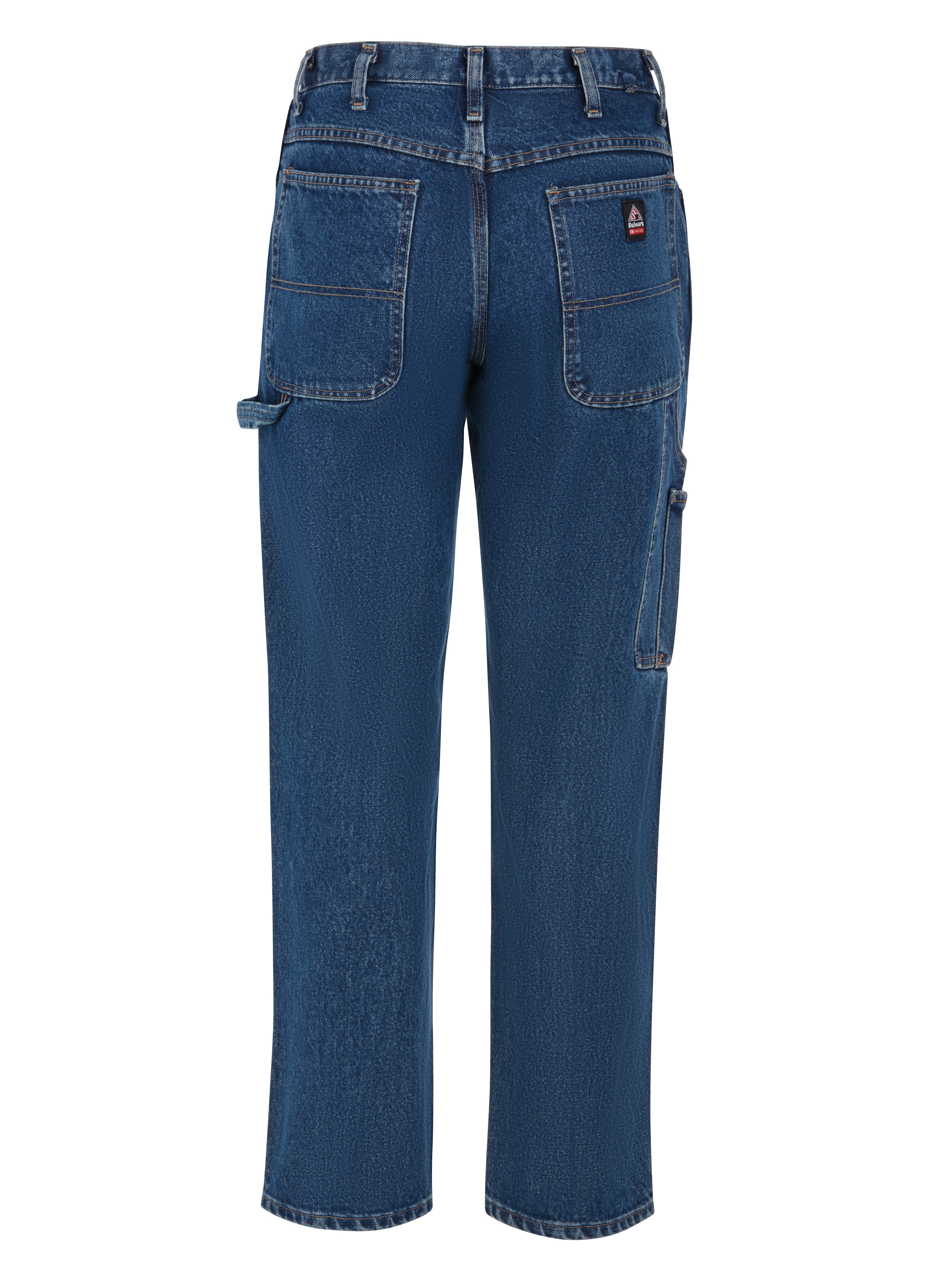 Bulwark® Men's Pre-Washed Denim Dungaree with Insect Shield / PEJ8DI