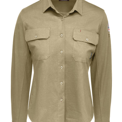 Bulwark® Women's Flex Knit Button Down Shirt / STG5KH