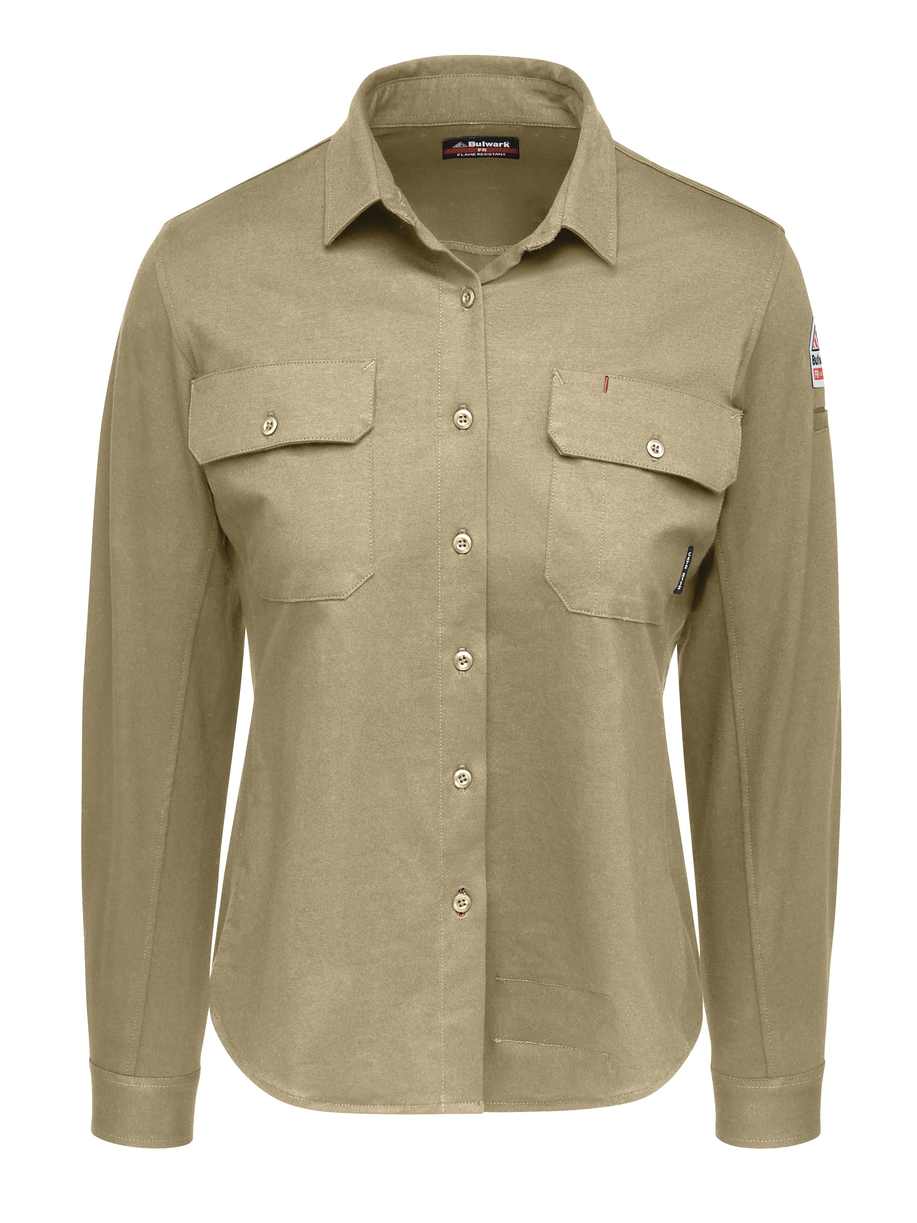 Bulwark® Women's Flex Knit Button Down Shirt / STG5KH