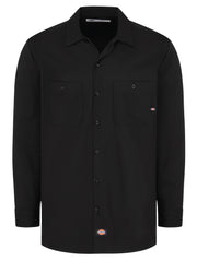 Dickies® Men's Industrial Cotton Long-Sleeve Work Shirt / L307BK