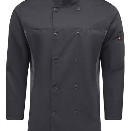 Red Kap® Men's Deluxe Airflow Chef Coat / 054MCH