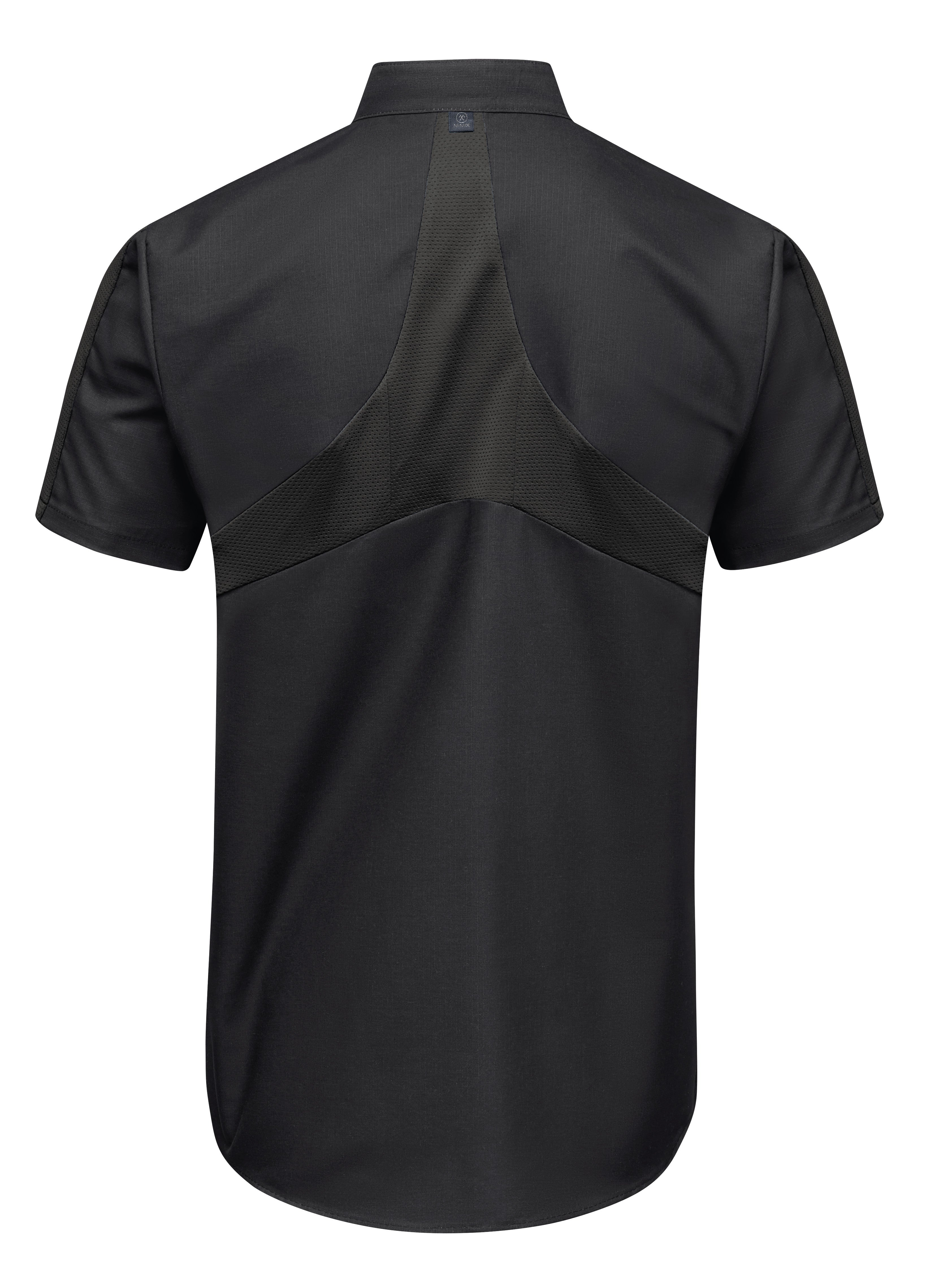 Red Kap® Men's Short Sleeve Pro+ Work Shirt with OilBlok and MIMIX® / SX46BK