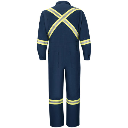 Bulwark® Men's Midweight Nomex FR Premium Coverall with Reflective Trim / CNBTNV