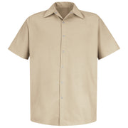 Red Kap® Men's Short Sleeve Specialized Pocketless Work Shirt / SP26LT