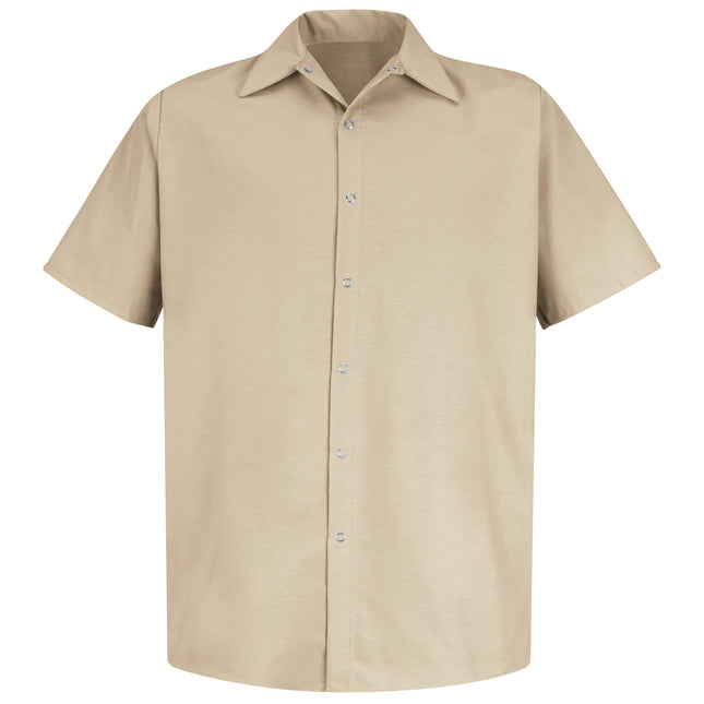 Red Kap® Men's Short Sleeve Specialized Pocketless Work Shirt / SP26LT
