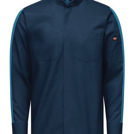 Red Kap® Men's Long Sleeve Two-Tone Pro+ Work Shirt with OilBlok and MIMIX® / SX36NT