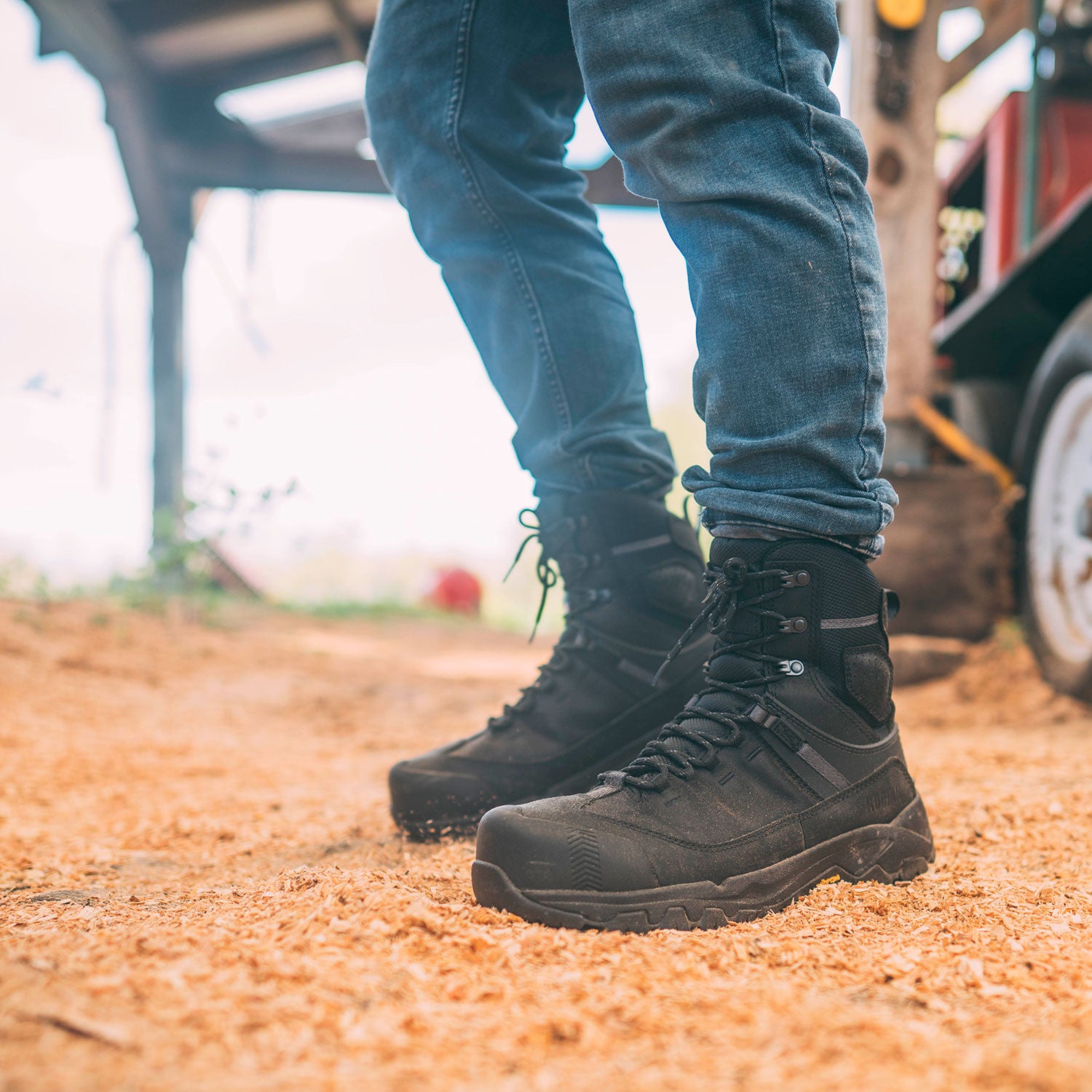 Red Kap® Gripper-Front Butcher Frock without Pockets / 4006WH