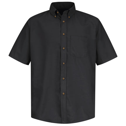 Red Kap® Men's Short Sleeve Poplin Dress Shirt / SP80BK