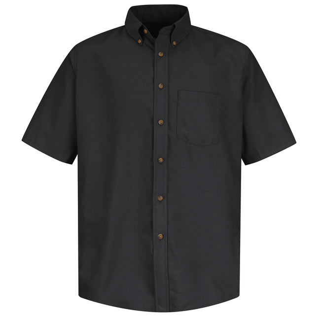 Red Kap® Men's Short Sleeve Poplin Dress Shirt / SP80BK