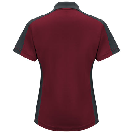 Red Kap® Women's Short Sleeve Performance Knit® Two-Tone Polo / SK53UC