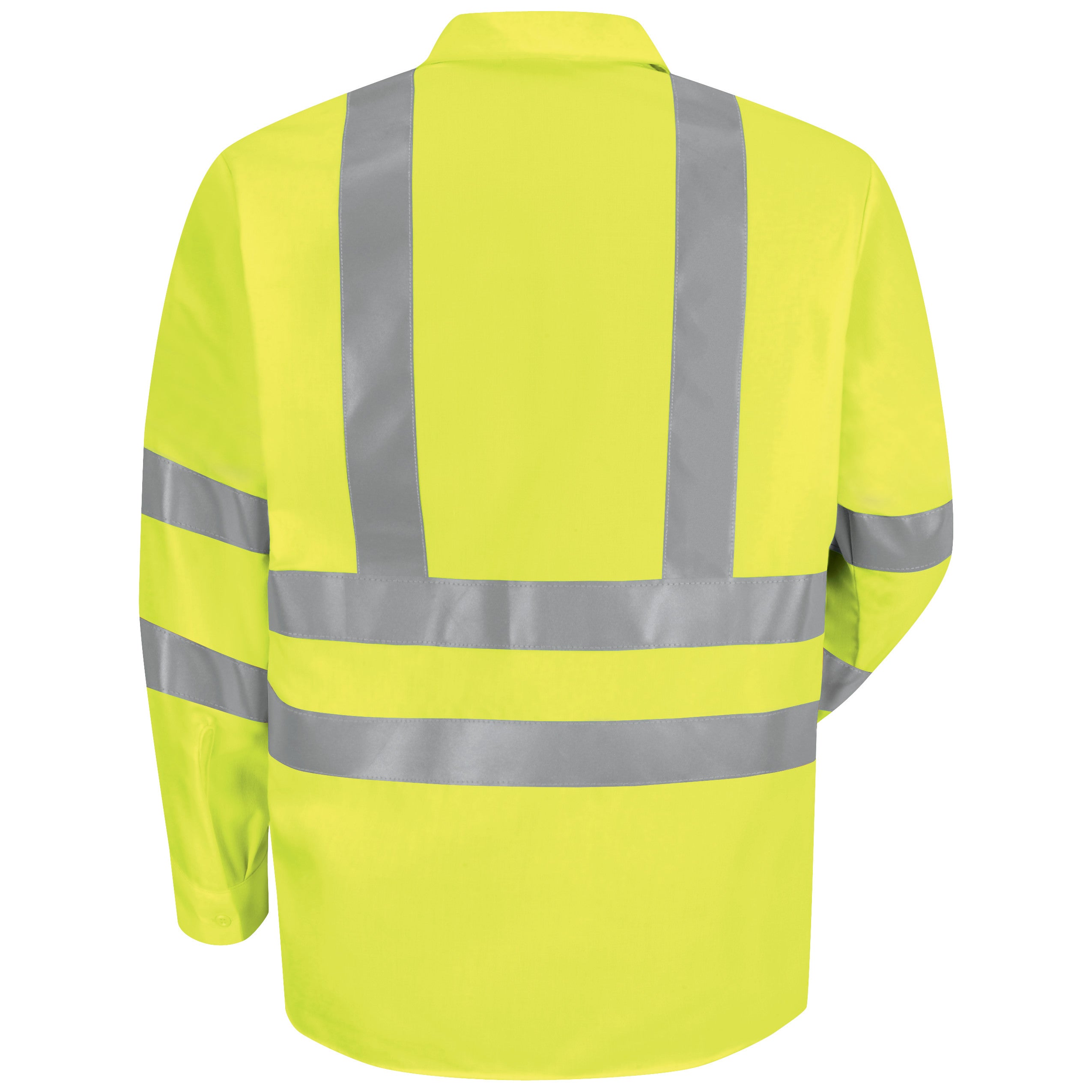 Red Kap® Men's Hi-Visibility Long Sleeve Work Shirt - Type R, Class 3 / SS14AB