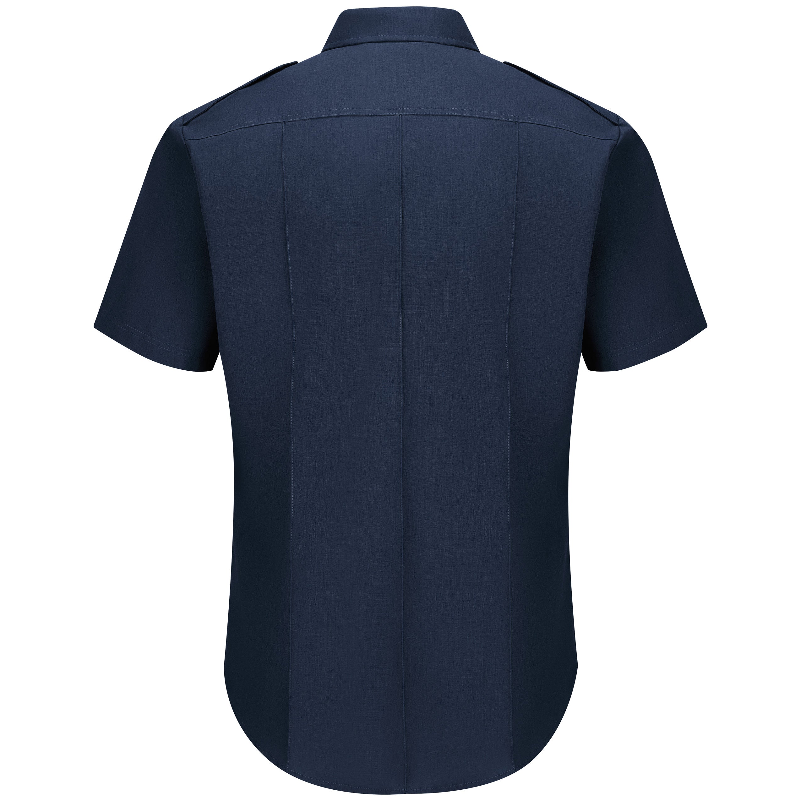 Workrite® Fire Service Men's Non-FR 100% Cotton Short Sleeve Fire Chief Shirt / FCS2NV