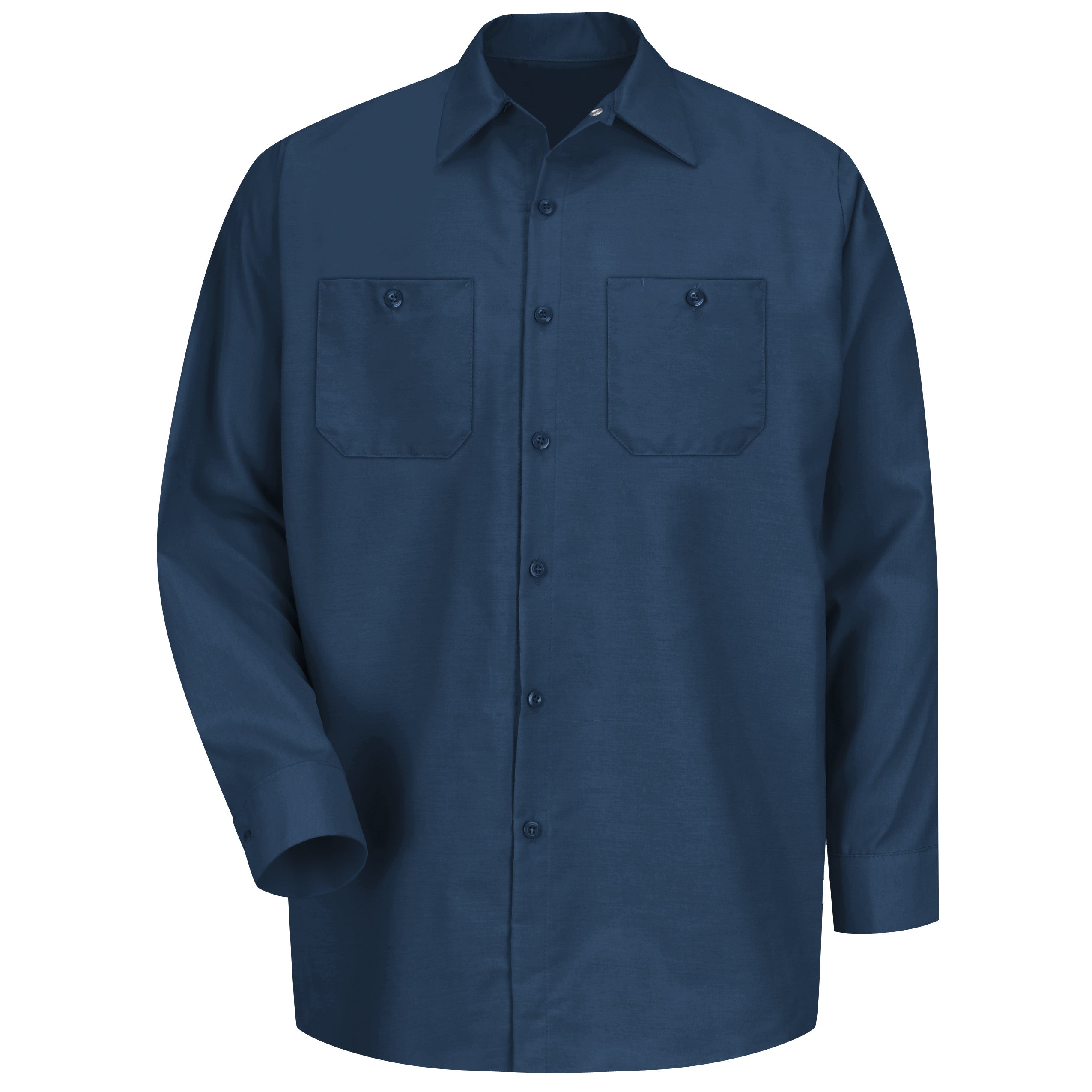 Red Kap® Men's Long Sleeve Industrial Work Shirt / SP14NV