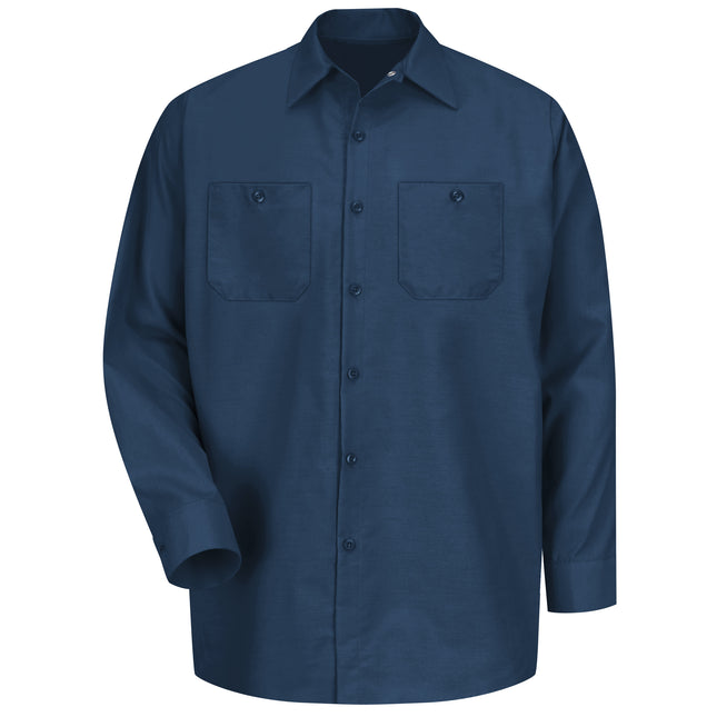 Red Kap® Men's Long Sleeve Industrial Work Shirt / SP14NV