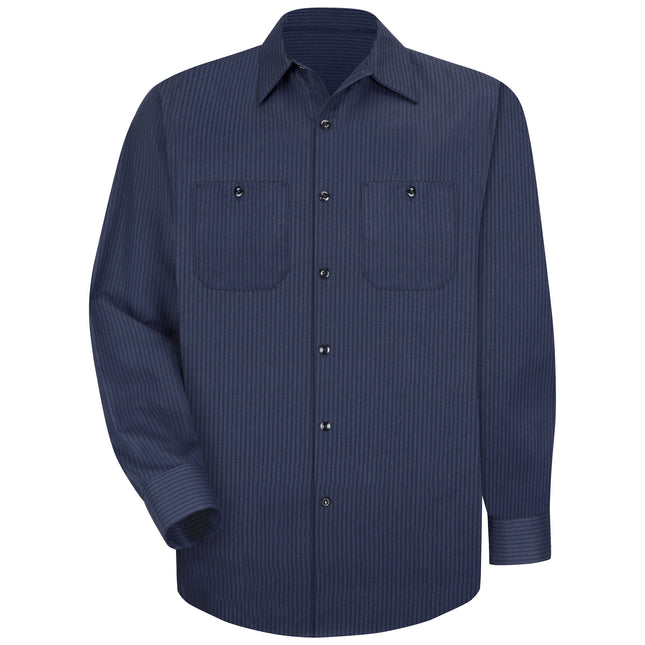 Red Kap® Men's Long Sleeve Durastripe® Work Shirt / SP14NL