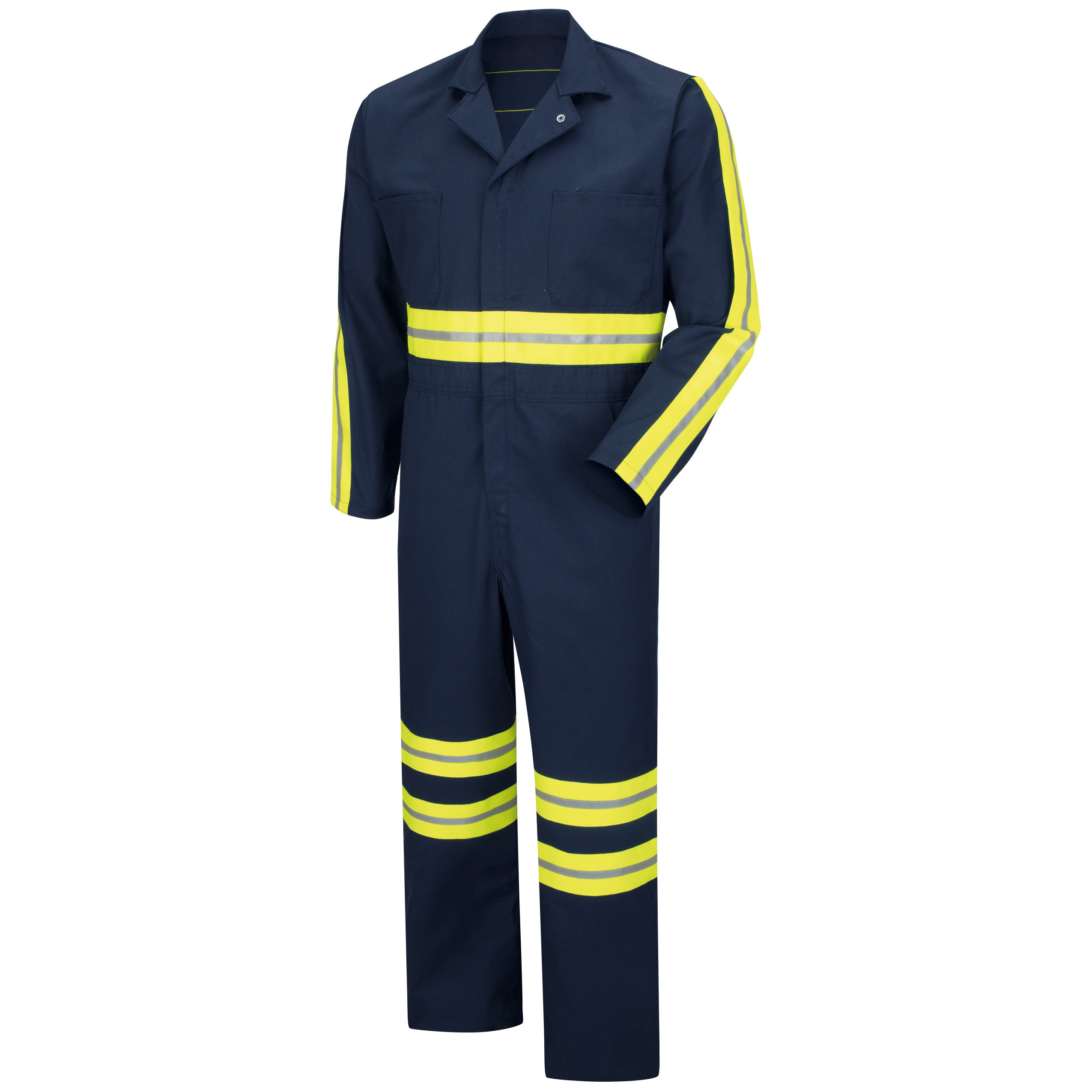 Red Kap® Enhanced Visibility Twill Action Back Coverall / CT10EN