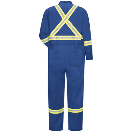 Bulwark® Men's Lightweight CoolTouch® 2 FR Premium Coverall with Reflective Trim / CMBCRB