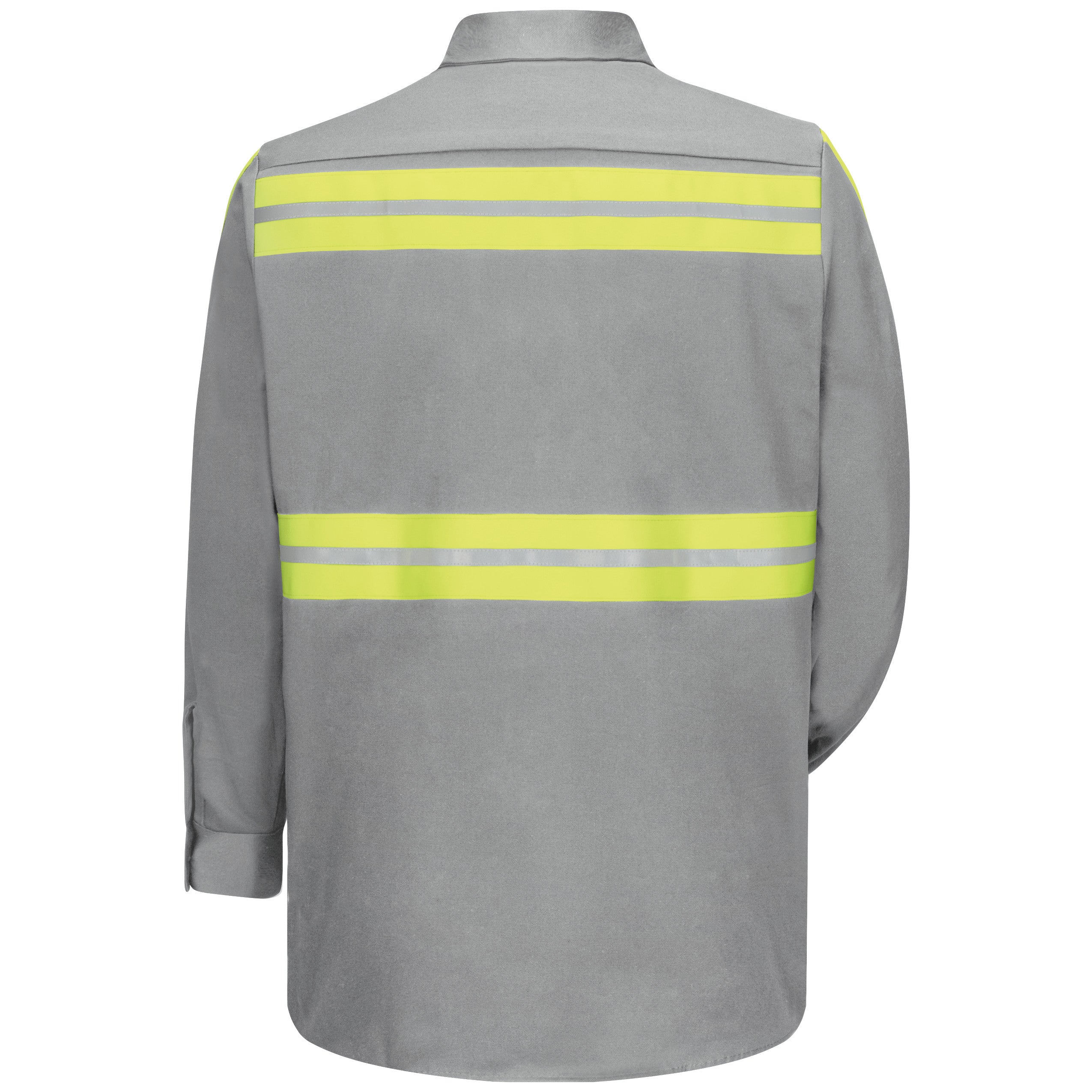 Red Kap® Long Sleeve Enhanced Visibility Cotton Work Shirt / SC30EG