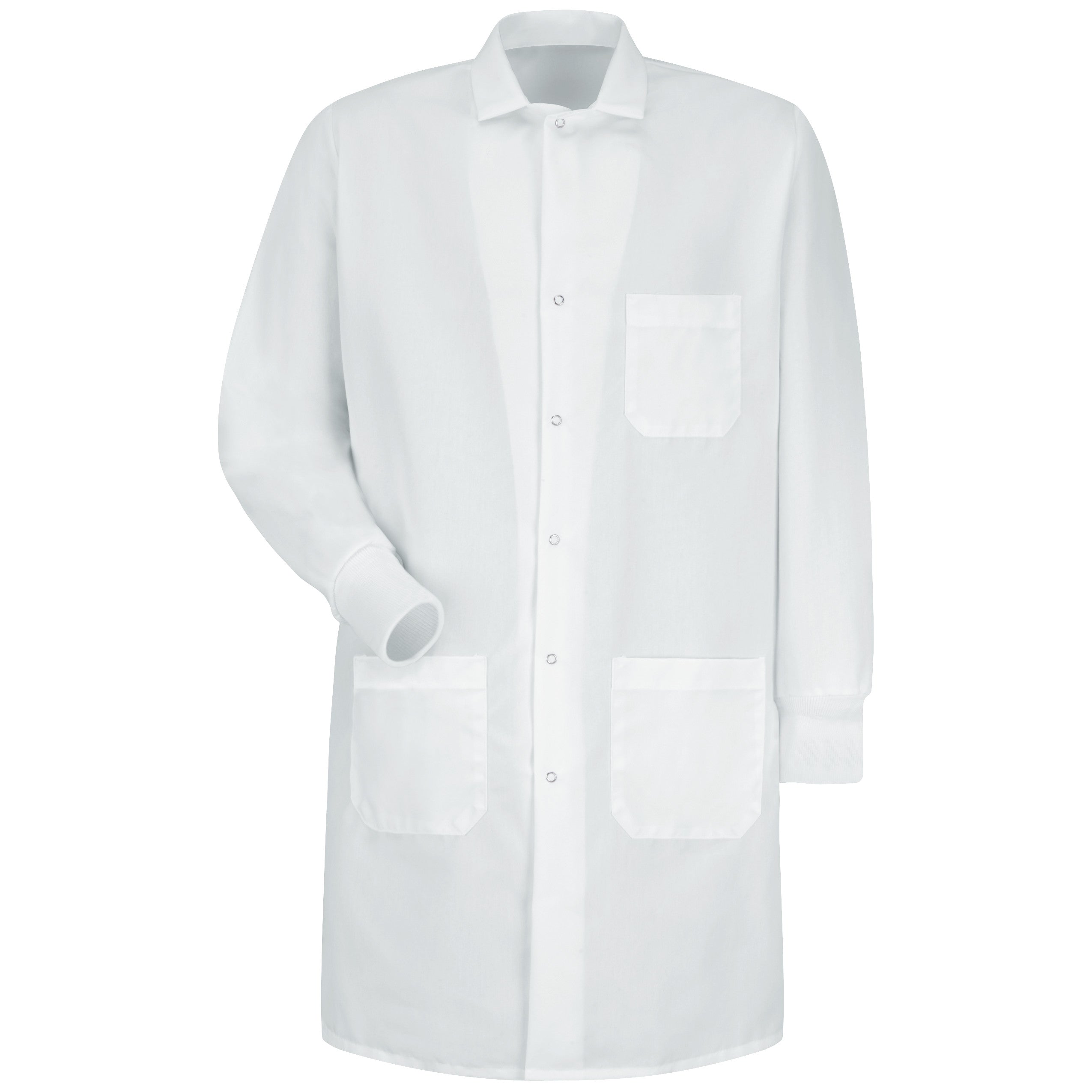 Red Kap® Unisex Specialized Cuffed Lab Coat with Exterior Pocket / KP70WH