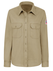 Bulwark® Women's Midweight FR Dress Uniform Shirt / SLU3KH