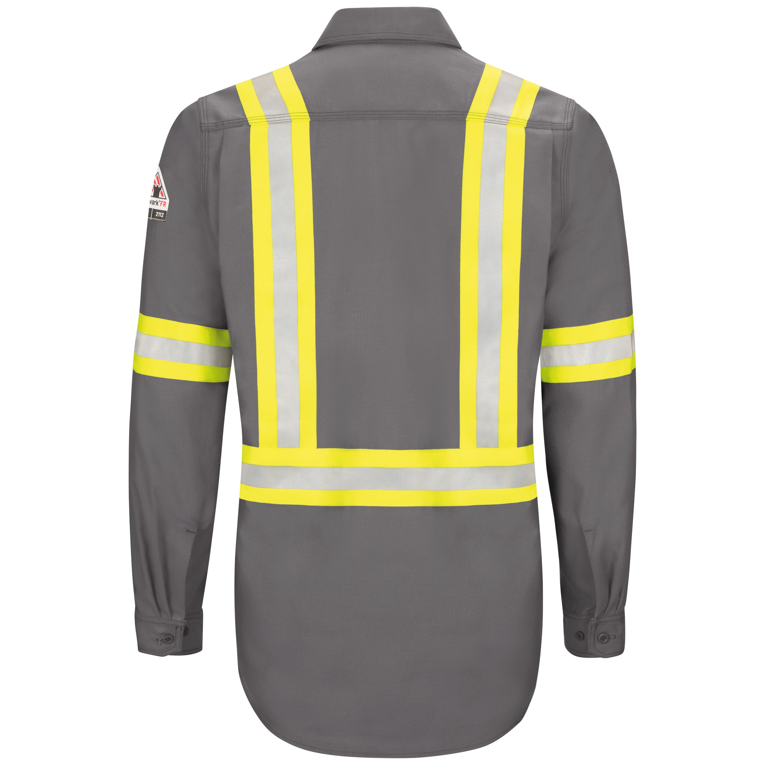 Bulwark® iQ Series® Endurance Men's FR Enhanced Visibility Work Shirt / QS40GE