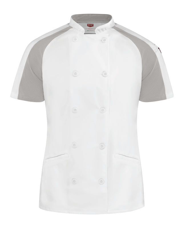 Red Kap® Women's Airflow Raglan Chef Coat with OilBlok / 051WWH