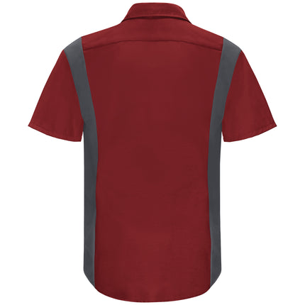 Red Kap® Men's Short Sleeve Performance Plus Shop Shirt With Oilblok Technology / SY42FC