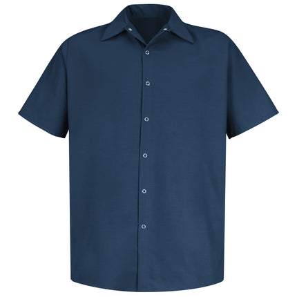Red Kap® Men's Short Sleeve Specialized Pocketless Work Shirt / SP26NV