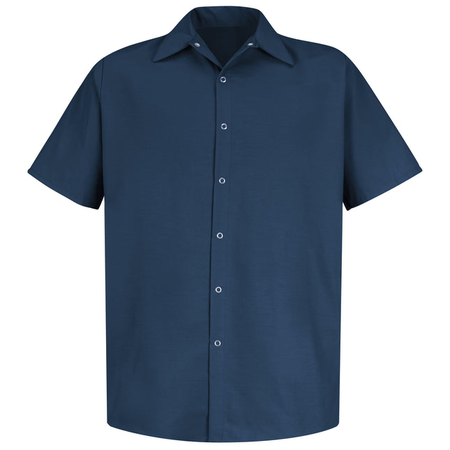 Red Kap® Men's Short Sleeve Specialized Pocketless Work Shirt / SP26NV